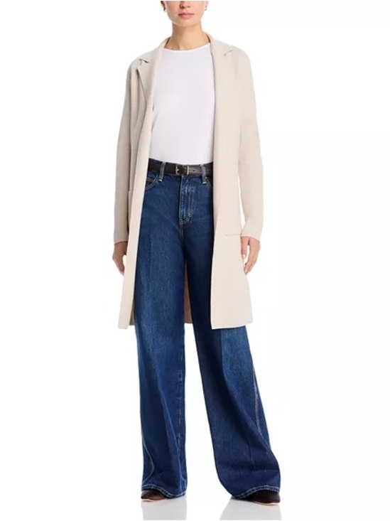 Sioni Jackets & Blazers - Sioni Knit Belted Cardigan Sweater Mid length New w/ Tags Cream Color Sz Medium